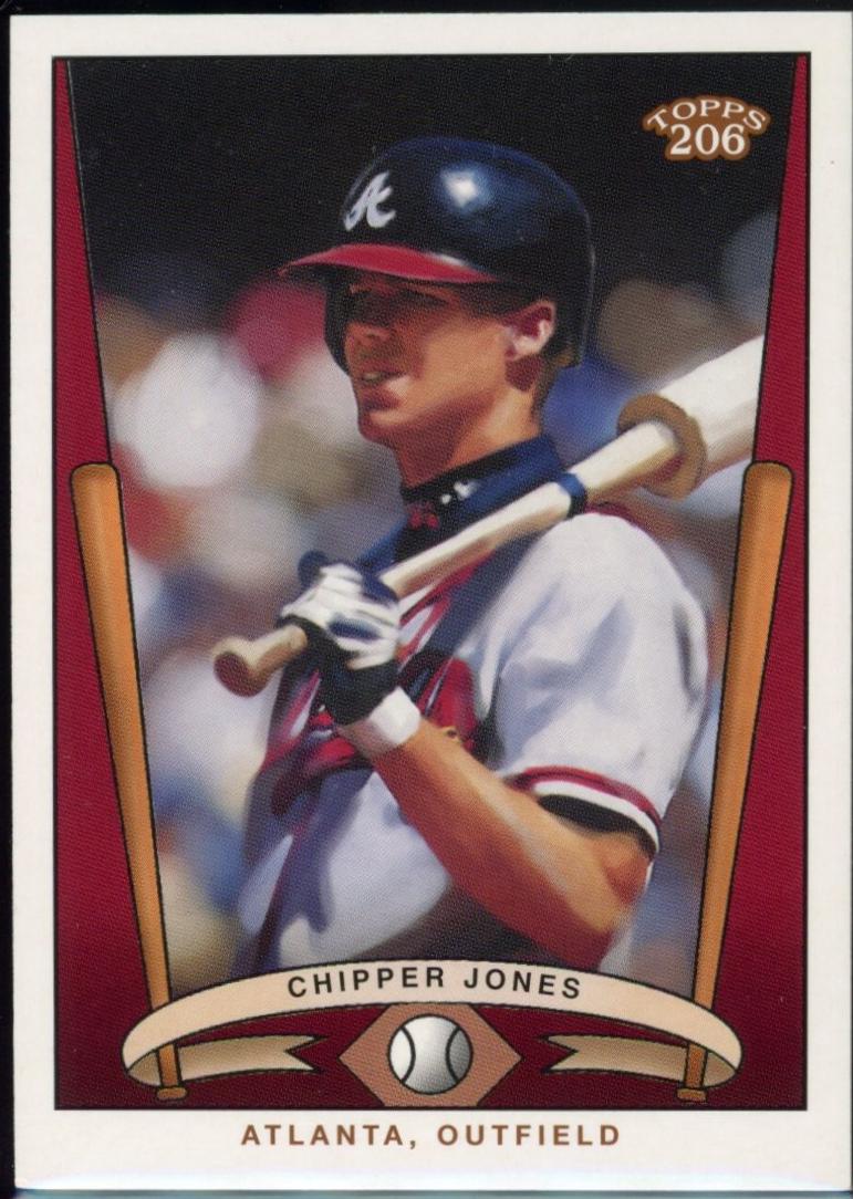 Chipper Jones [Series 3] #T206-16