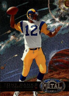 Tony Banks #7 Football Cards 1997 Metal Universe