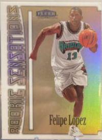 Felipe Lopez #11rs Basketball Cards 1999 Fleer Rookie Sensations