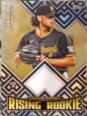 Jared Jones #RRR-JJ Baseball Cards 2024 Topps Update Rising Rookie Relic