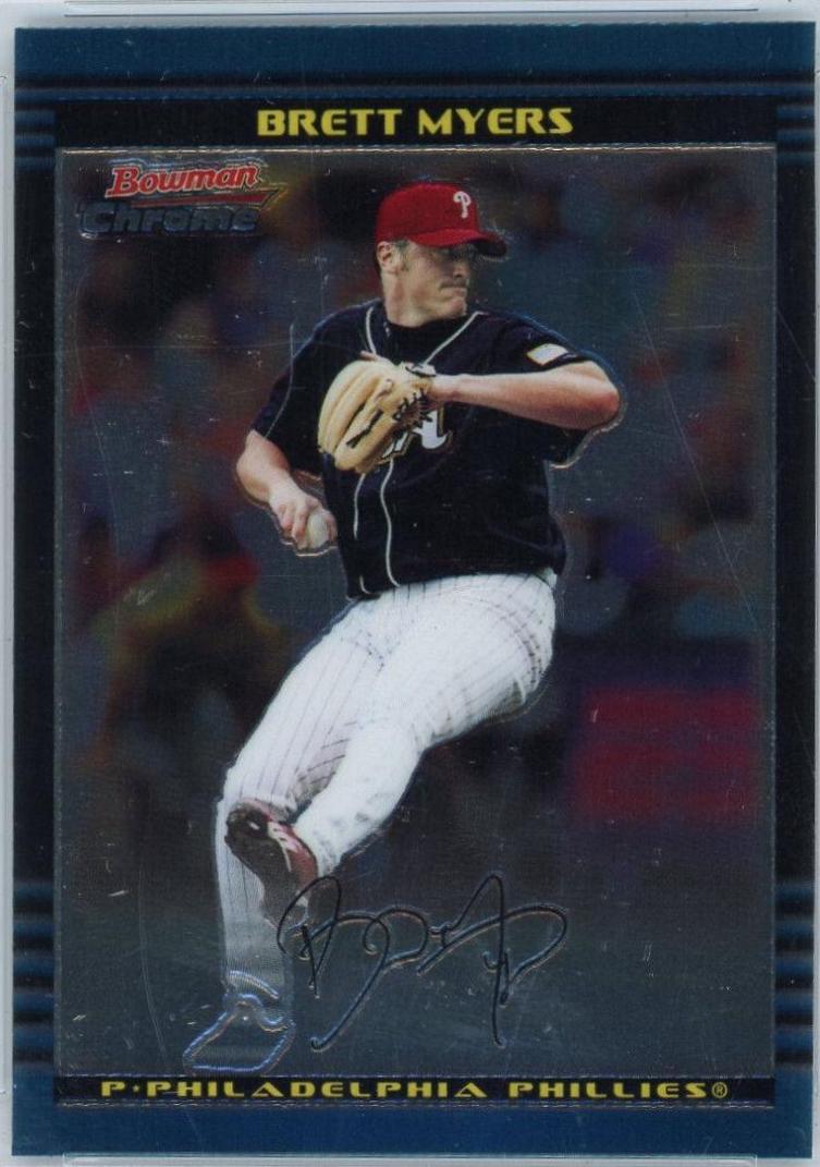Brett Myers #125 2002 Bowman Chrome Draft Picks Baseball