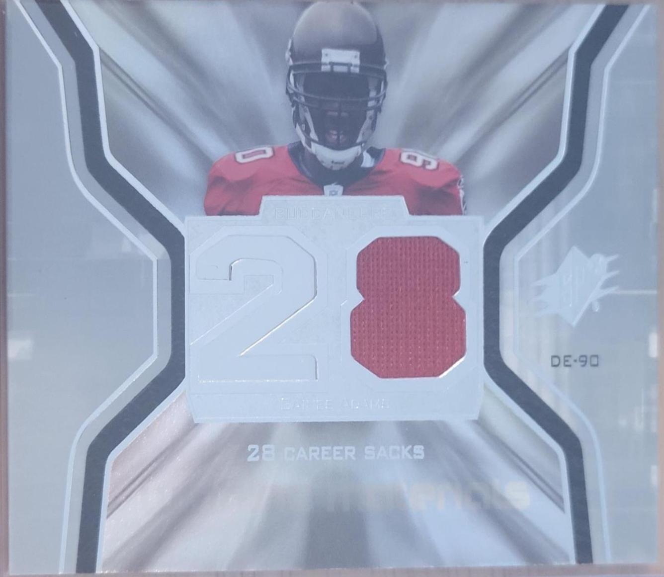 Gaines Adams #WMS-AD 2007 Spx Winning Materials Stat Football