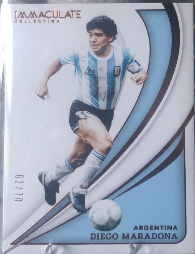 Diego Maradona #58 2024 Panini Immaculate Soccer