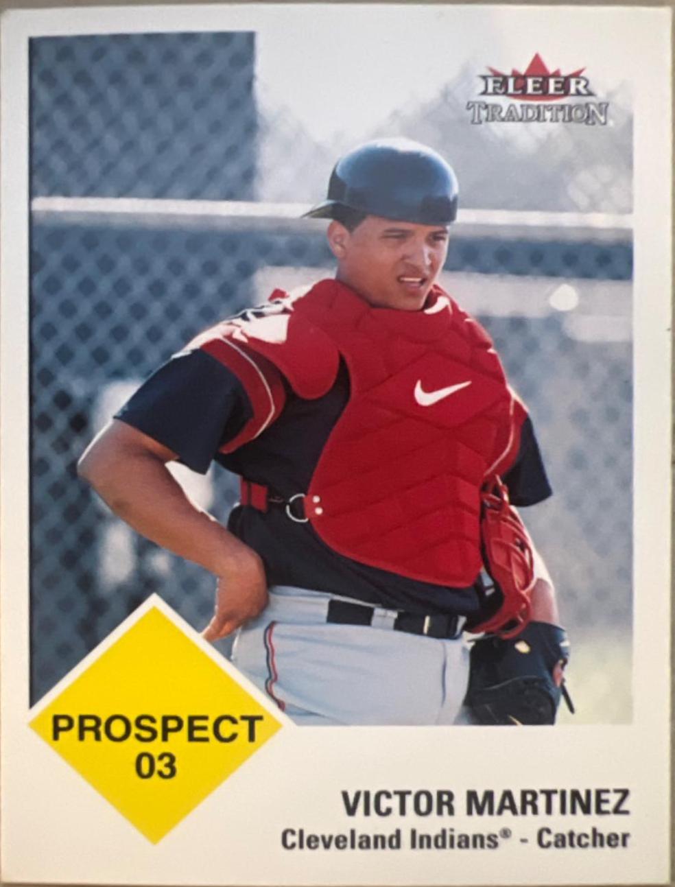 Victor Martinez #449 Baseball Cards 2003 Fleer Tradition