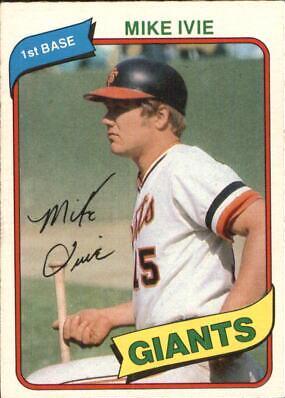 Mike Ivie #34 Baseball Cards 1980 O Pee Chee