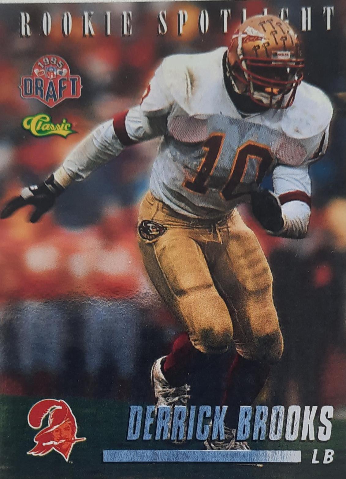 Derrick Brooks #RS16 1995 Classic NFL Rookies Spotlight