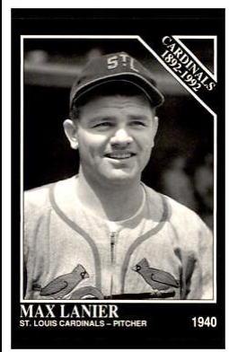 Max Lanier #620 1992 Conlon Collection Baseball