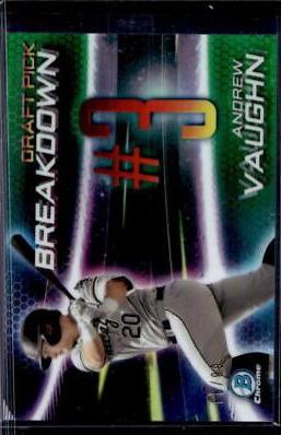 Andrew Vaughn [Green Refractor] #BSB-AV