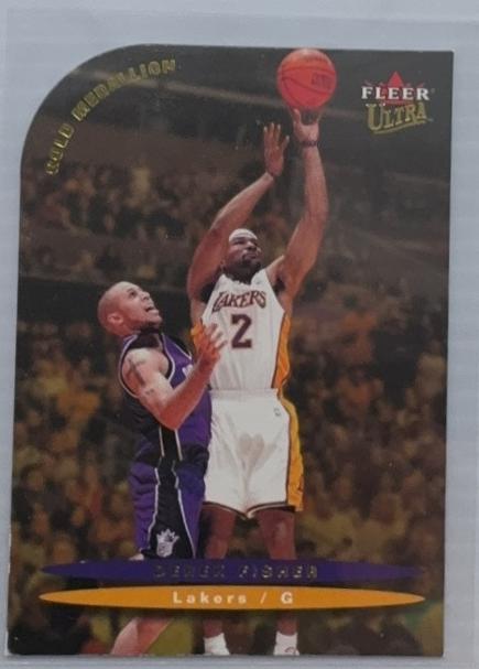 Derek Fisher #98 2003 Ultra Gold Medallion Basketball
