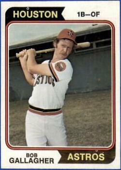 Bob Gallagher #21 Baseball Cards 1974 Topps