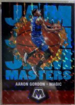 Aaron Gordon Blue Fluorescent #6 Basketball Cards 2019 Panini Mosaic Jam Masters