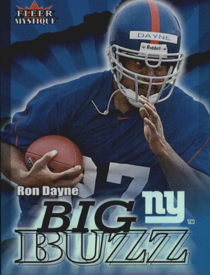 Ron Dayne #3 Football Cards 2000 Fleer Mystique Big Buzz