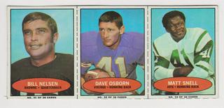 Bill Nelsen, Dave Osborn, Matt Snell