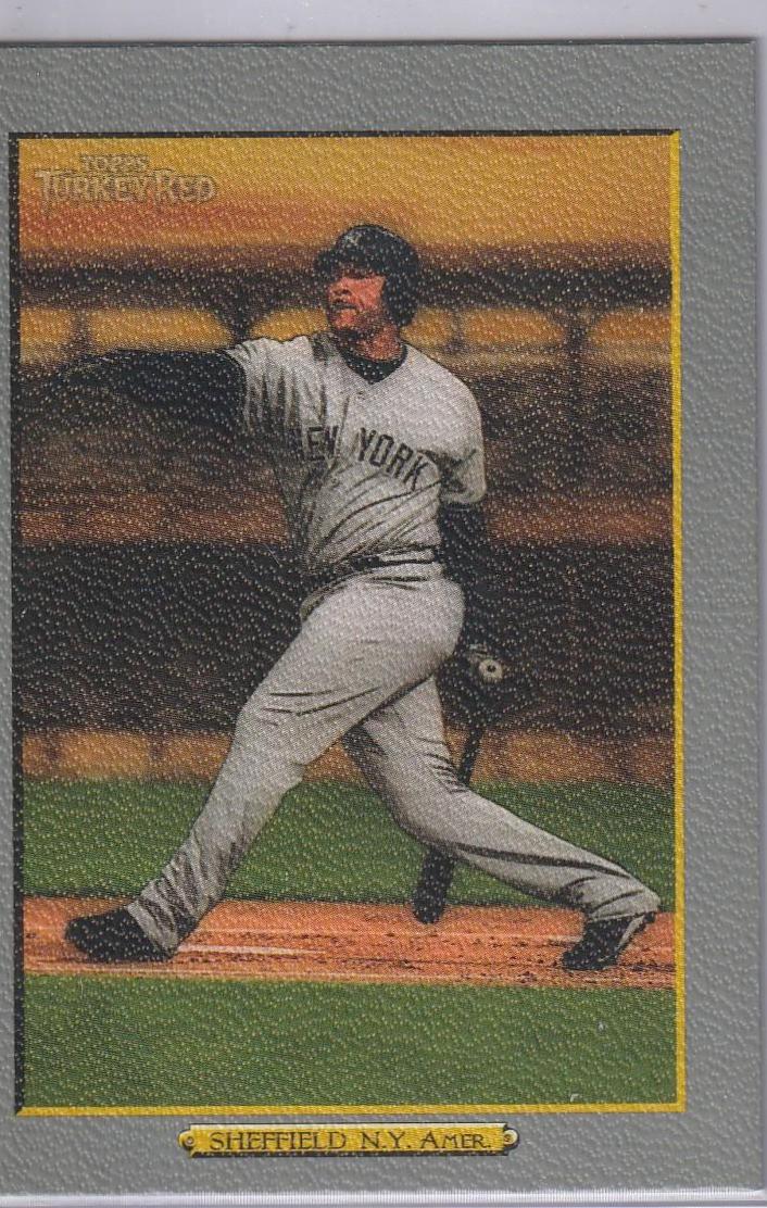 Gary Sheffield #401 Baseball Cards 2006 Topps Turkey Red