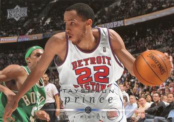 Tayshaun Prince #53 Basketball Cards 2008 Upper Deck