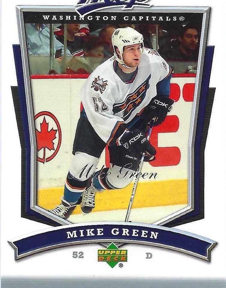 Mike Green #74 Hockey Cards 2007 Upper Deck MVP