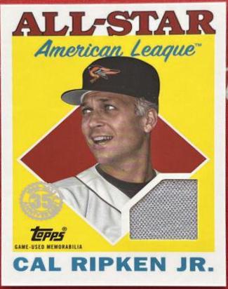 Cal Ripken Jr. #88ASR-CR Baseball Cards 2023 Topps 1988 All Star Relics