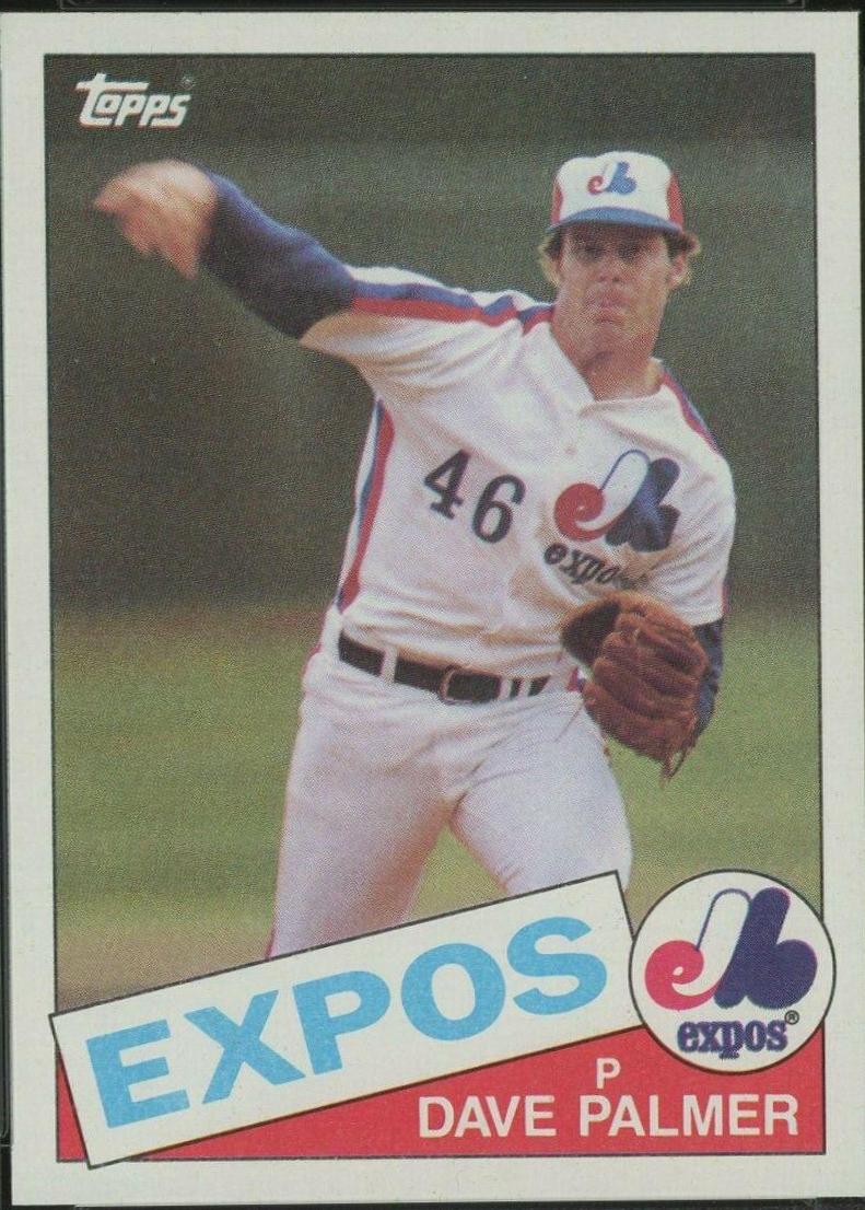 Dave Palmer #526 Baseball Cards 1985 Topps