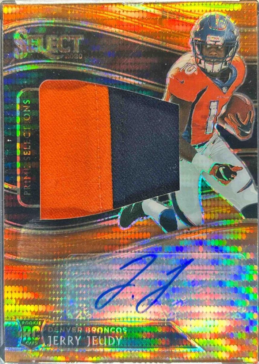 Jerry Jeudy [Neon Orange Pulsar Prizm] Prices [Rookie] | 2020