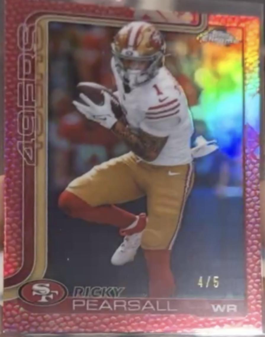 Ricky Pearsall [Red Refractor] #261 Prices | 2025 Topps Chrome