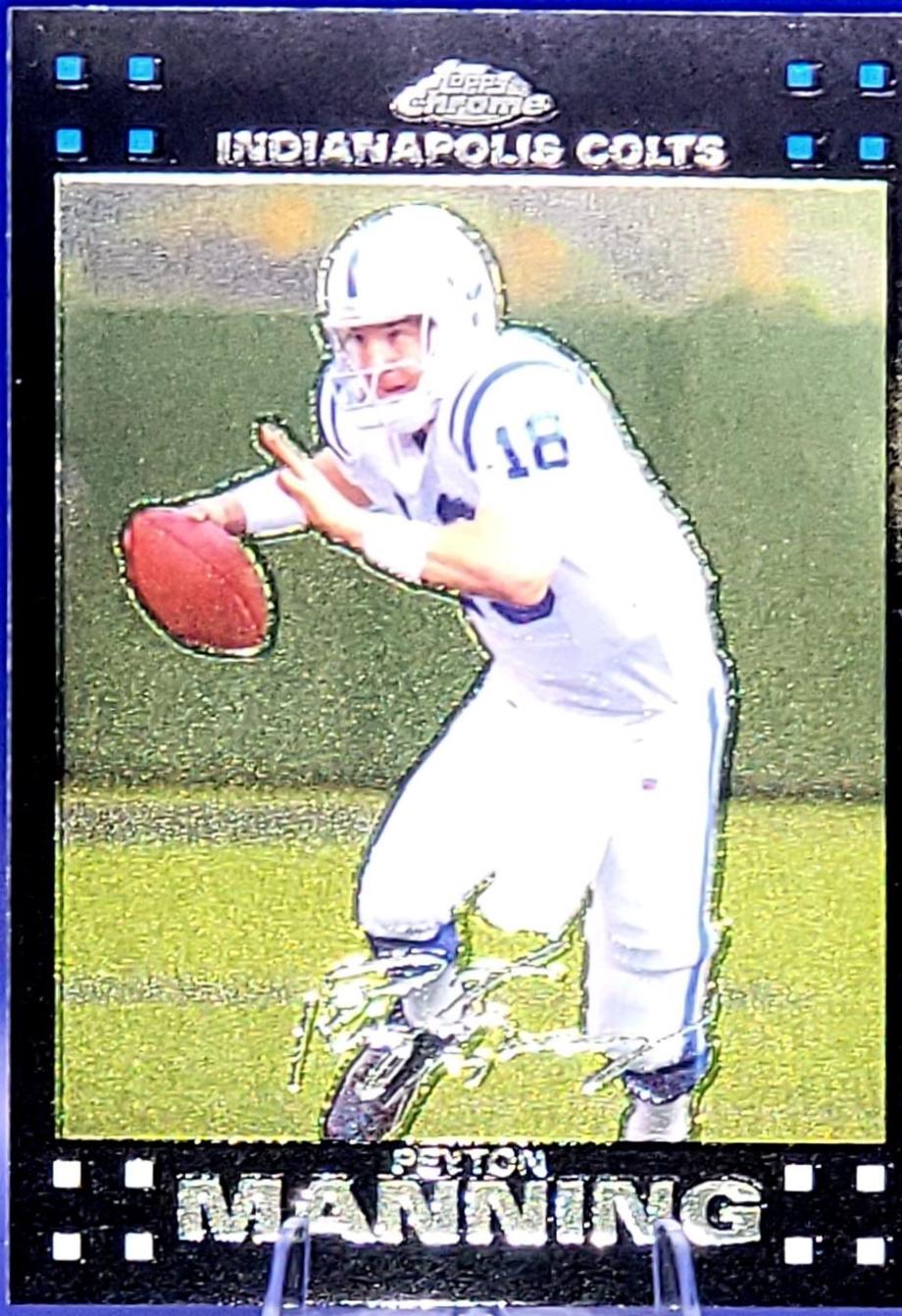Peyton Manning #TC5 2007 Topps Chrome Football