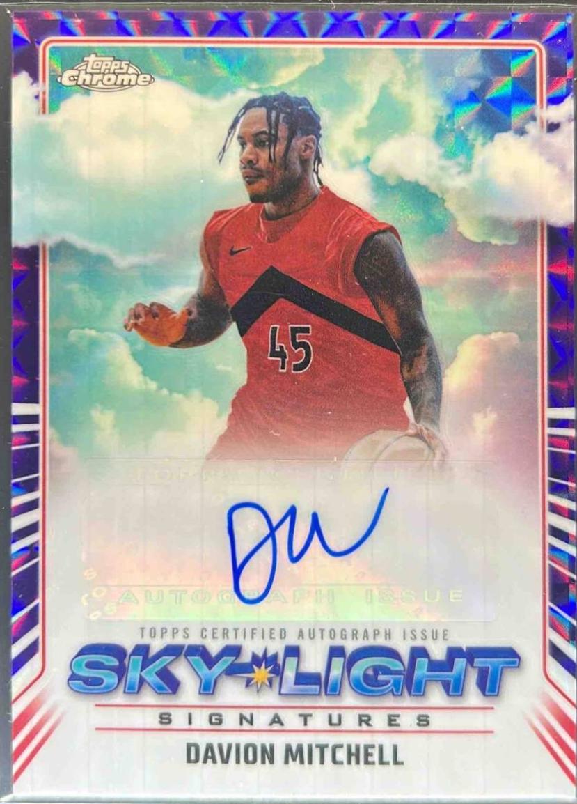 2024 Davion Mitchell [Purple Geometric Refractor] #SLS-DMI