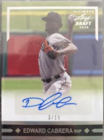 Edward Cabrera [Silver Spectrum] #BA-EC1