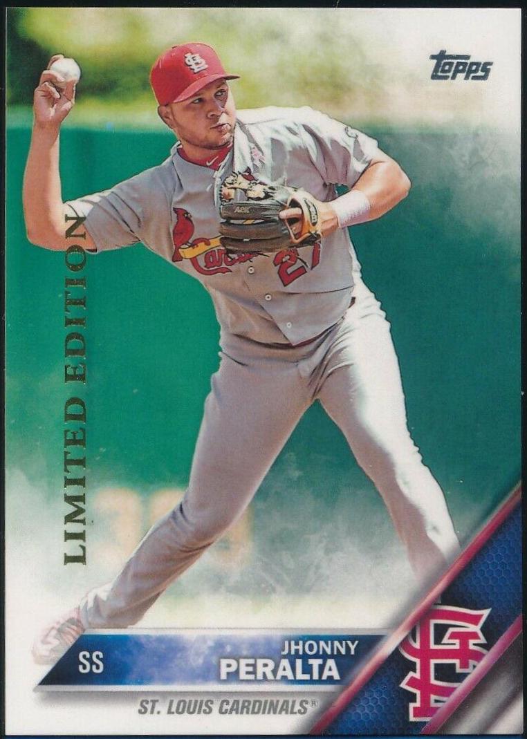 Jhonny Peralta #46 Baseball Cards 2016 Topps Limited Edition