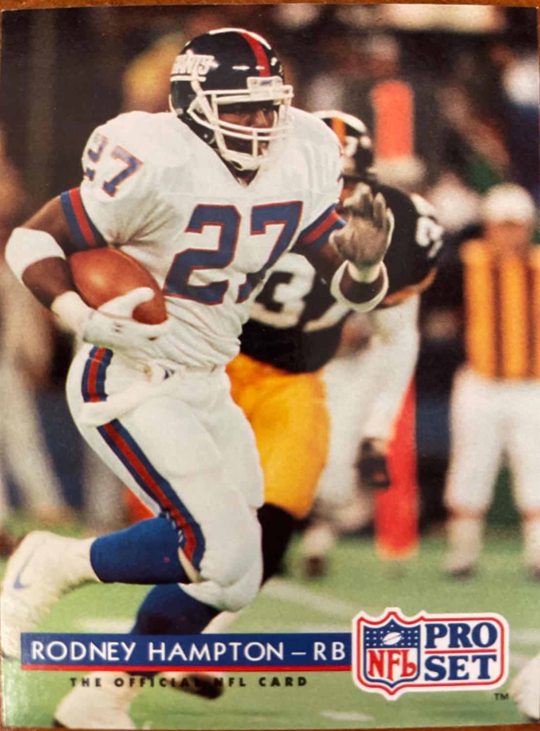 Rodney Hampton #264 Football Cards 1992 Pro Set