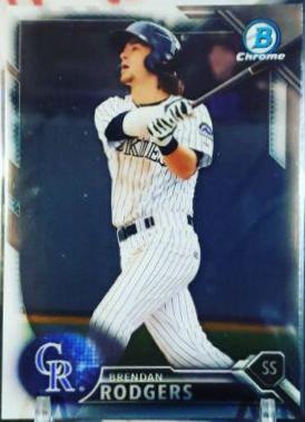 Brendan Rodgers #BCP-100 Baseball Cards 2016 Bowman Chrome Prospects