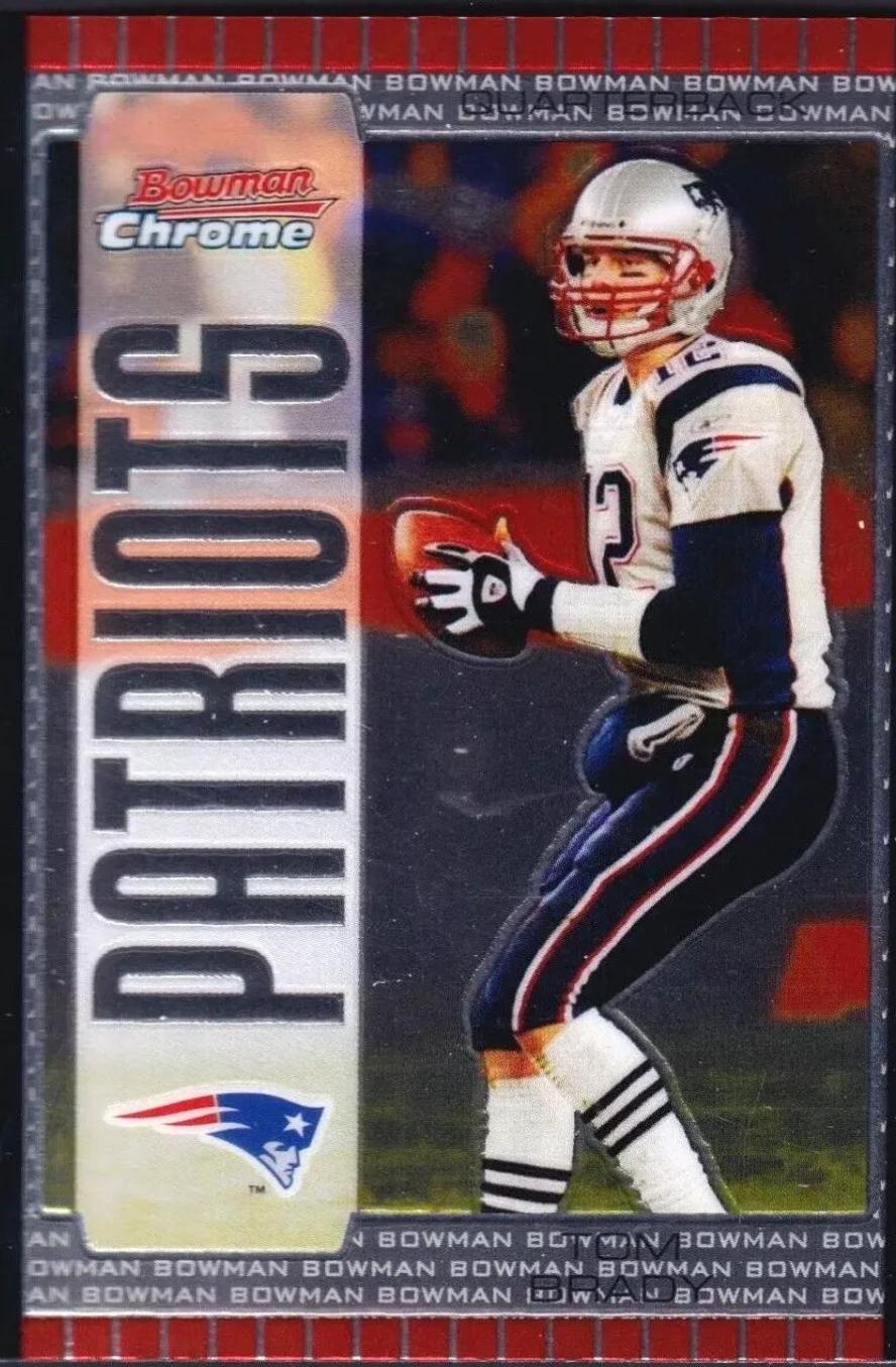 Tom Brady #8 Football Cards 2005 Bowman Chrome