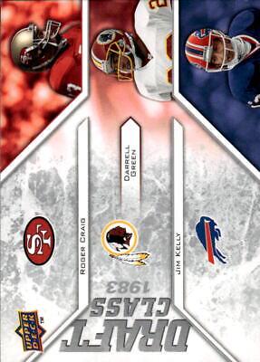 Darrell Green, Jim Kelly, Roger Craig #294 2009 Upper Deck Draft Edition Football