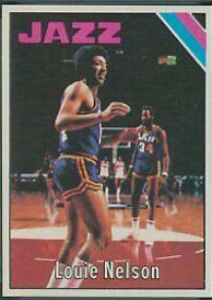 Louie Nelson #18 Basketball Cards 1975 Topps