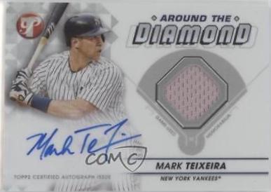 Mark Teixeira #ADR-MT 2023 Topps Pristine Baseball Around the Diamond Autograph Relics