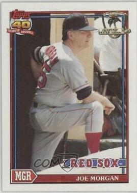 Joe Morgan #21 1991 Topps Desert Shield Baseball