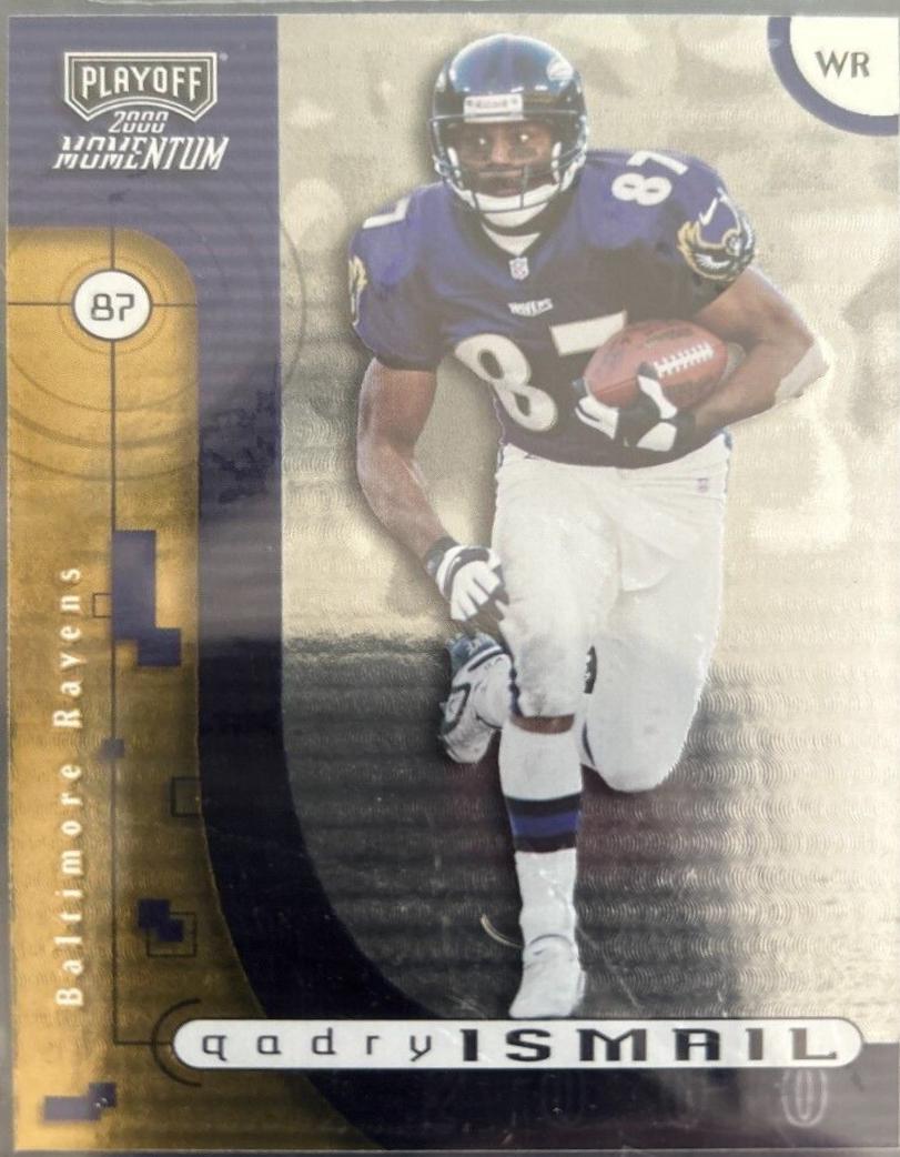 Qadry Ismail #6 Football Cards 2000 Playoff Momentum