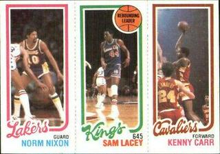Norm Nixon / Sam Lacey / Kenny Carr #54 / 123 / 141