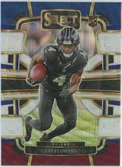 Zay Flowers [Tri-Color Prizm] #8 Prices | 2023 Panini Select