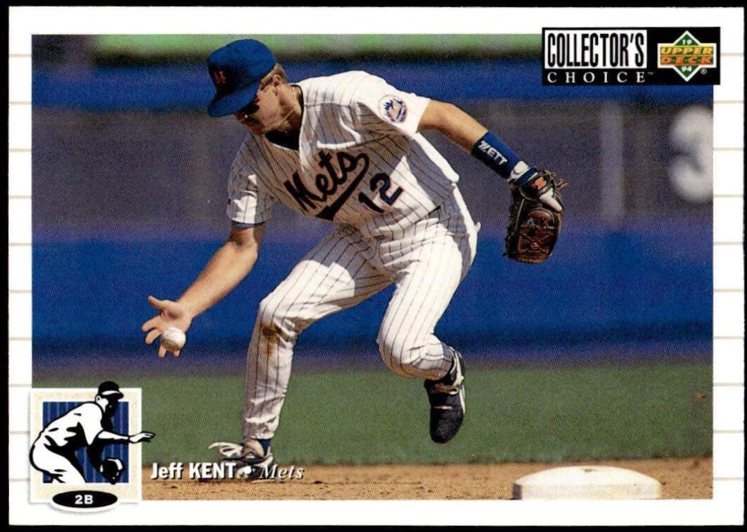 Jeff Kent #159 Baseball Cards 1994 Collector's Choice