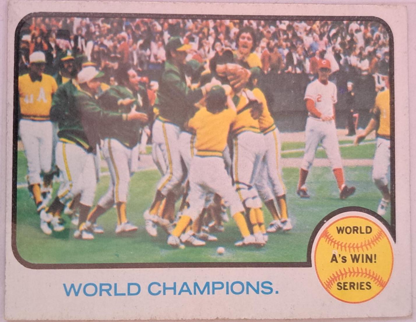 World Champion's #210 Baseball Cards 1973 Topps
