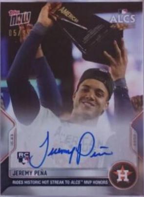 Jeremy Pena #1132A 2022 Topps Now Baseball