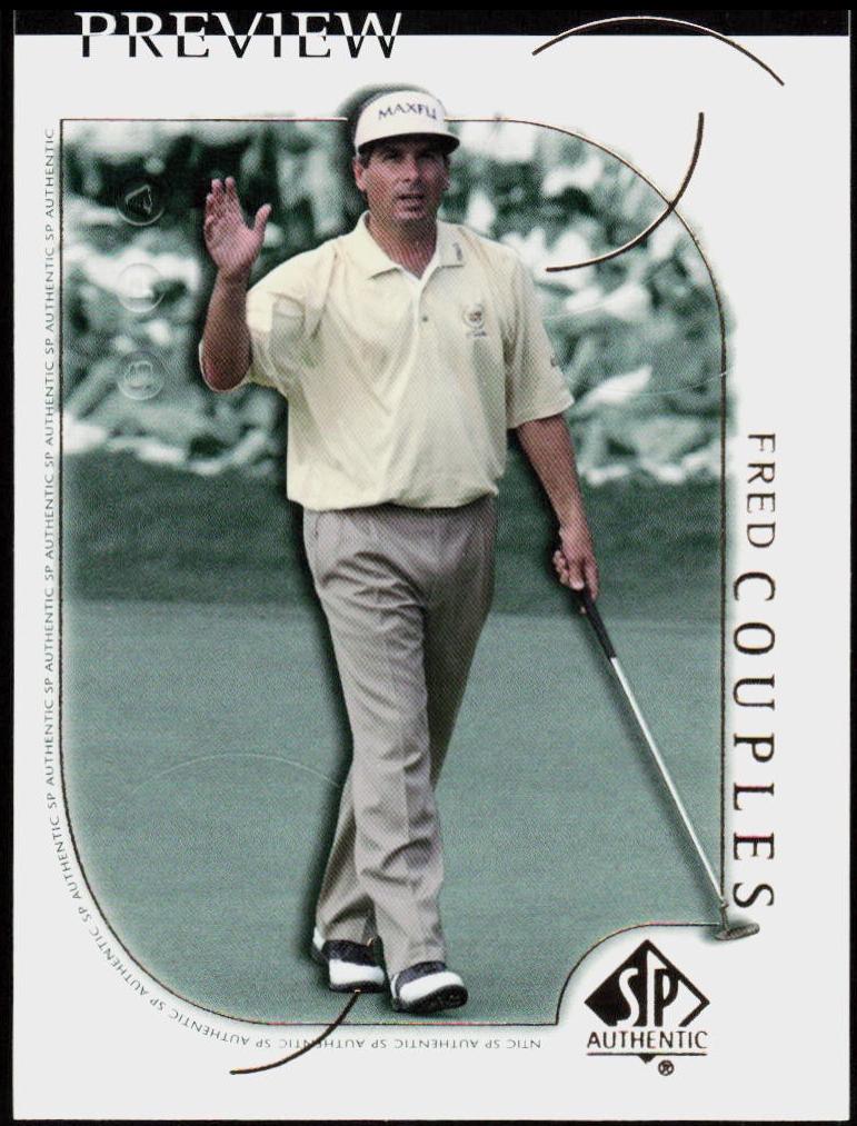Fred Couples #3 Golf Cards 2001 Upper Deck SP Authentic Preview