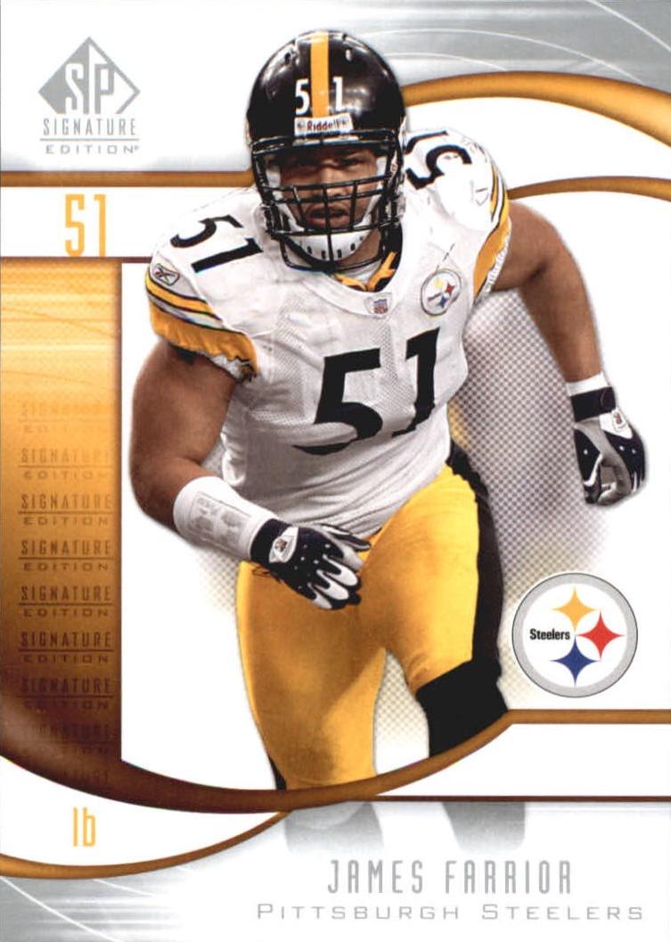 James Farrior #55 2009 Sp Signature Football
