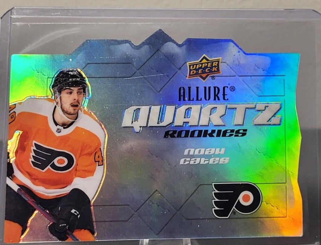 Noah Cates #AQ-NC Hockey Cards 2022 Upper Deck Allure Quartz