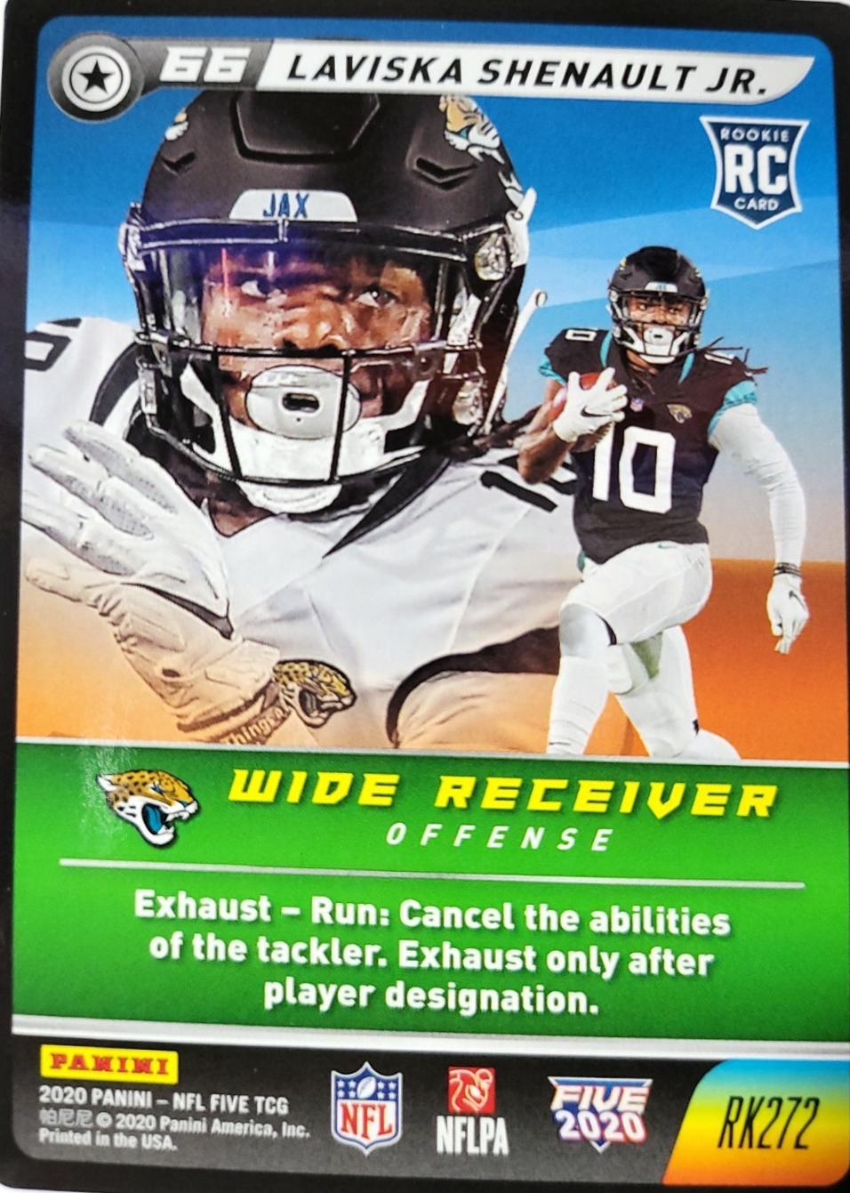 Laviska Shenault Jr. #RK272 2020 Panini NFL Five