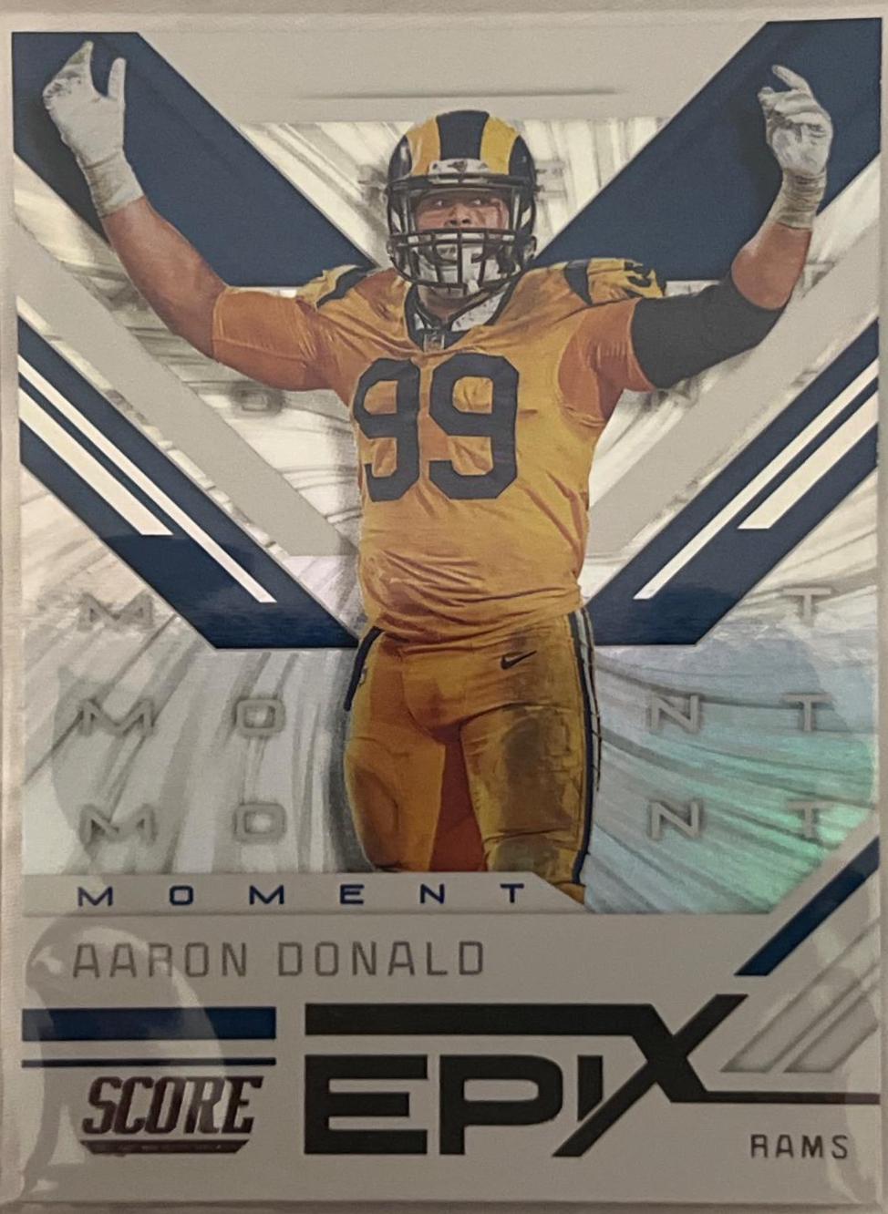Aaron Donald #EM-6 Football Cards 2019 Panini Score Epix