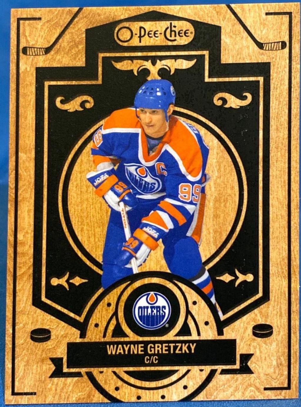 Wayne Gretzky #W-WG Hockey Cards 2022 O Pee Chee Woodies