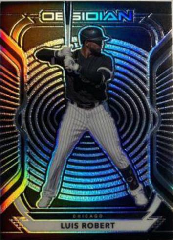Luis Robert #2 Baseball Cards 2021 Panini Chronicles Obsidian