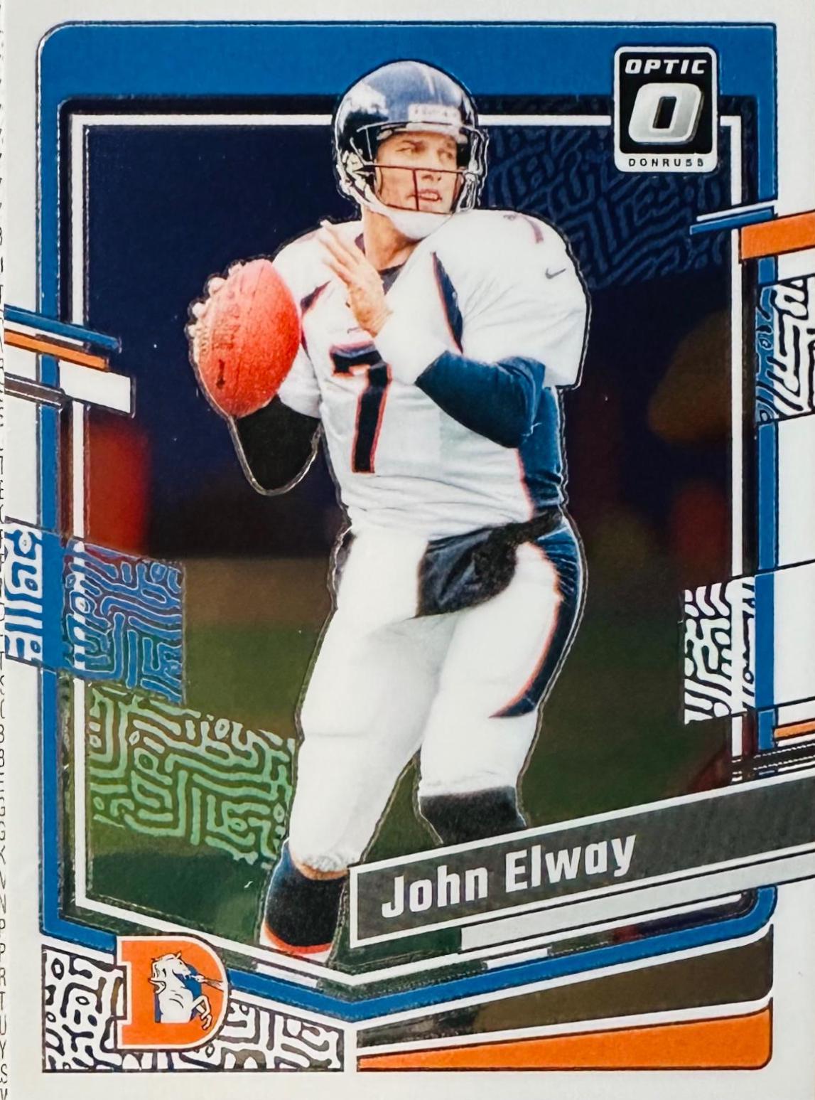 John Elway #55 Football Cards 2023 Panini Donruss Optic