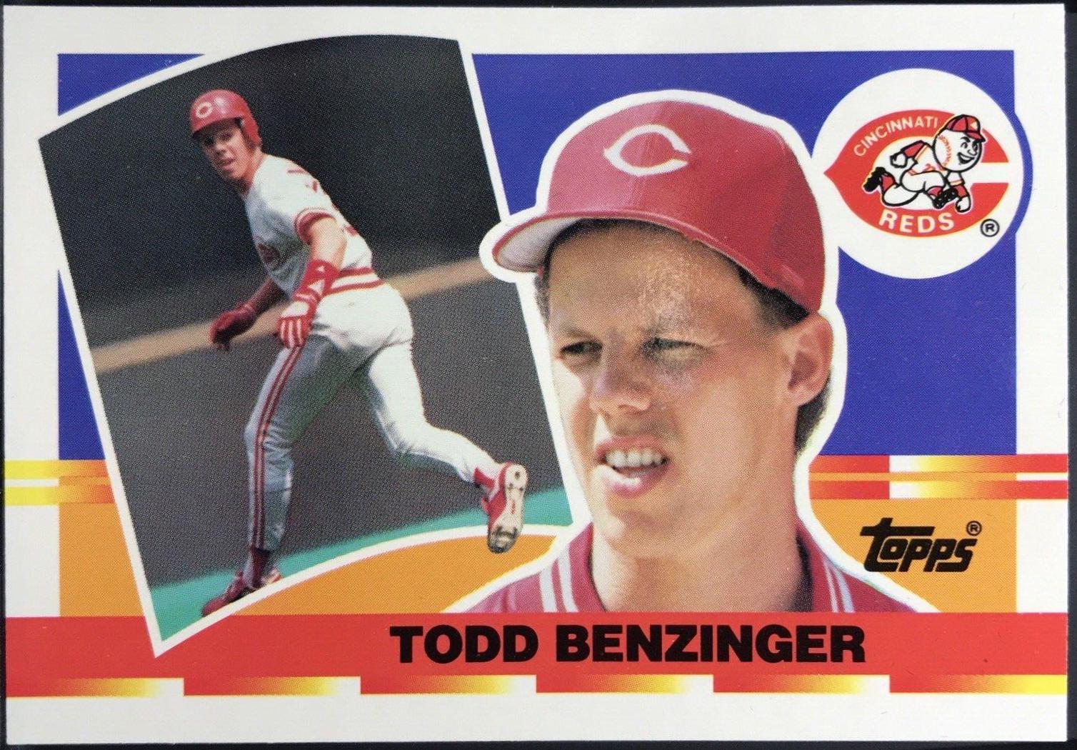 Todd Benzinger #14 Baseball Cards 1990 Topps Big Baseball